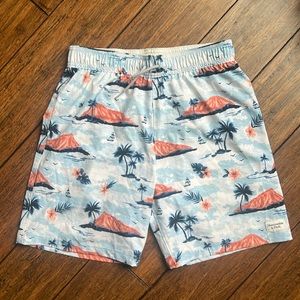 Abercrombie Kids Swim Trunks Boys Blue Size 15/16 Lined Shorts